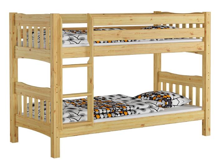 Etagenbett 90 x 200 cm Kiefer Massiv Sehr Stabil auch für Erwachsene