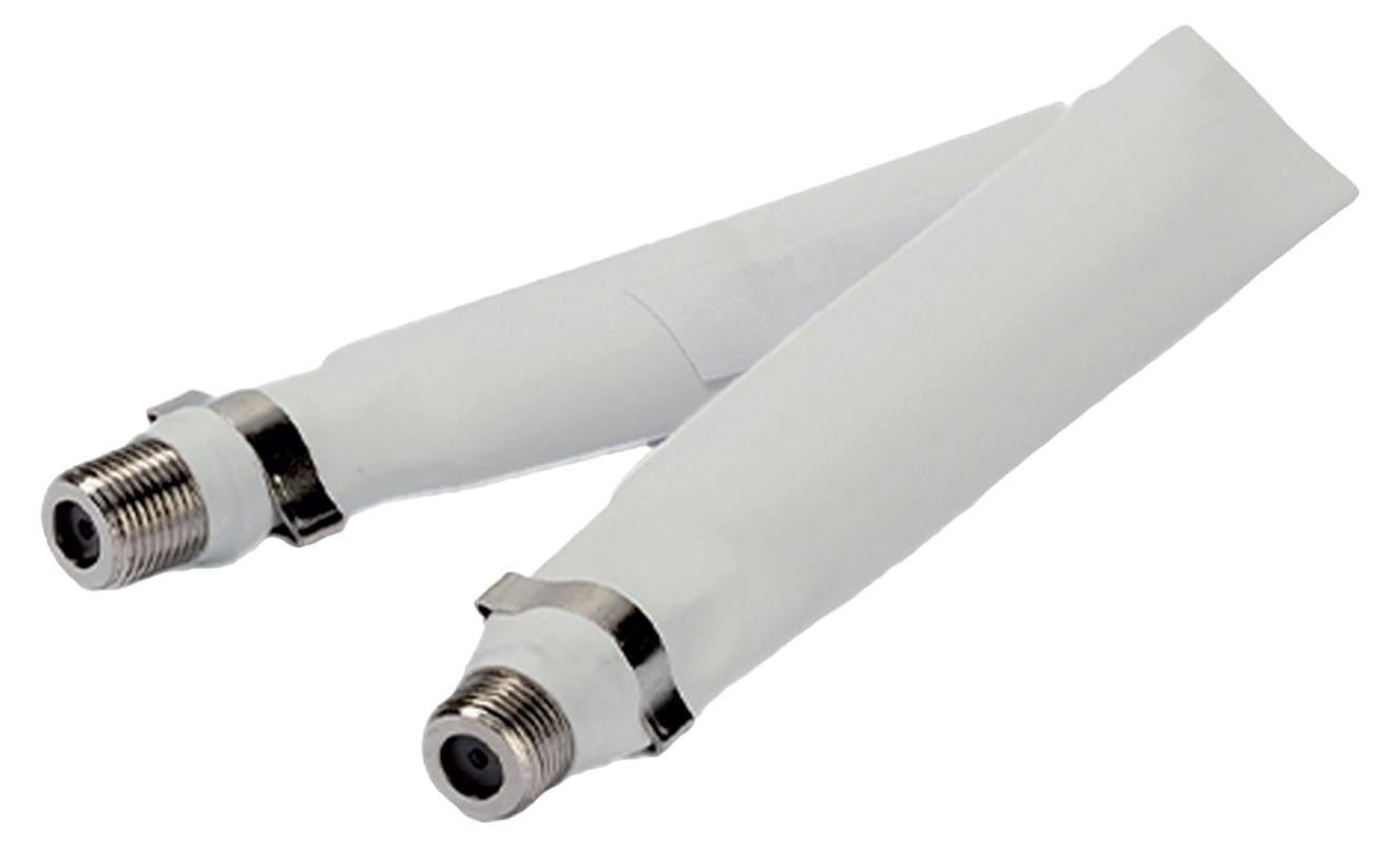 Vivanco Platte adapter met dubbele F-connector