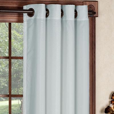Commonwealth Home Fashion, Inc Rhapsody Thermavoile Wide Grommet Panel, 104 x 84, Sterling Blue