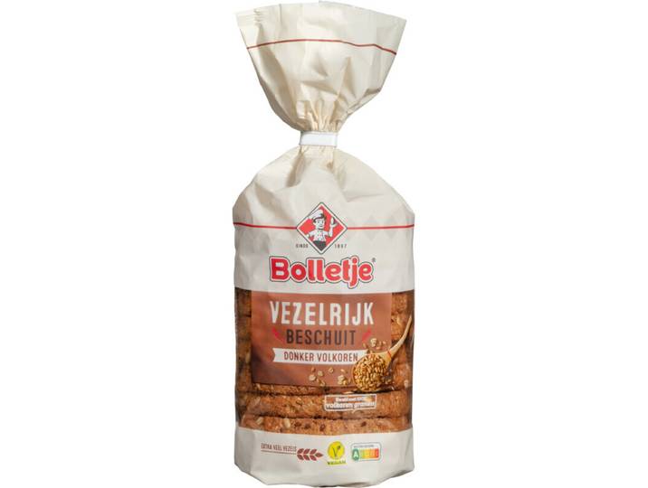 Bolletje donkere volkoren beschuit - 10 stuks