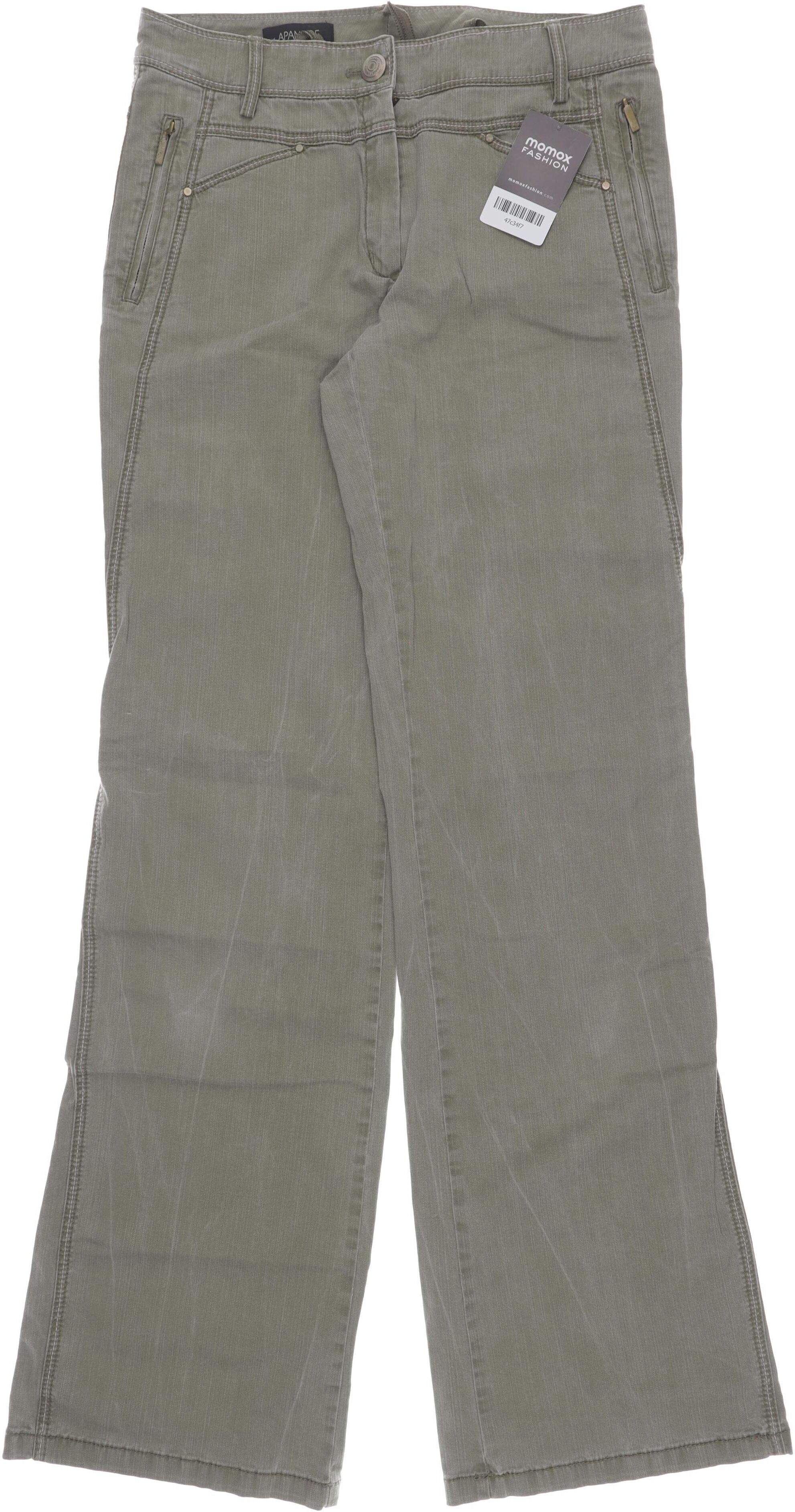 Apanage Damen Stoffhose, Grün, Gr. W26, kein / Etikett - Second Hand