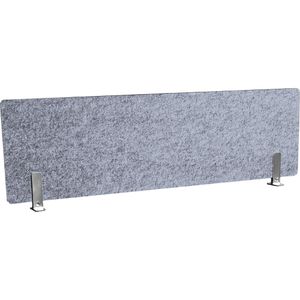 Actiforce Tischtrennwand PA-HP-ASC02-30, grau, Akustik-Trennwand mit Filzbezug, 150 x 40cm