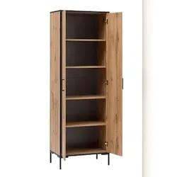 Möbelpartner Aktenschrank Panda | HxBxT 195x65x40 cm | Eiche von PROREGAL