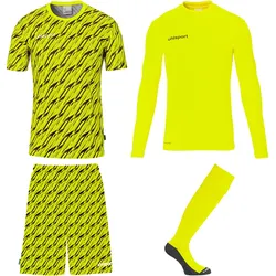 Uhlsport Progressive Torwart Set fluo gelb/schwarz 128