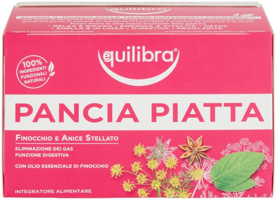 EQUILIBRA Srl Equilibra Pancia Piatta Finocchio e Anice Stellato, 15 filtri