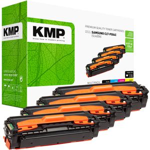 KMP kompatibel für Samsung CLT-P504C, schwarz, cyan, magenta, gelb  SA-T57V