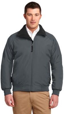 Port Authority J754 Challenger Jacket in Steel Gray/True Black size Medium   Nylon