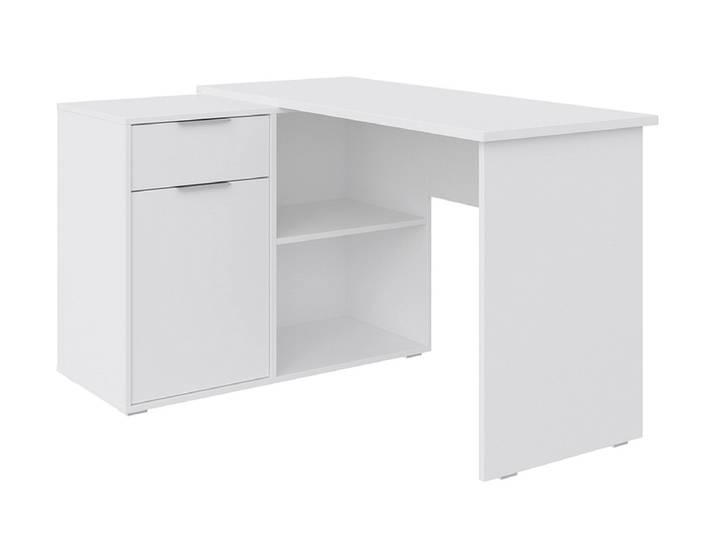 Eckschreibtisch SACHA 100x120x76cm weiss