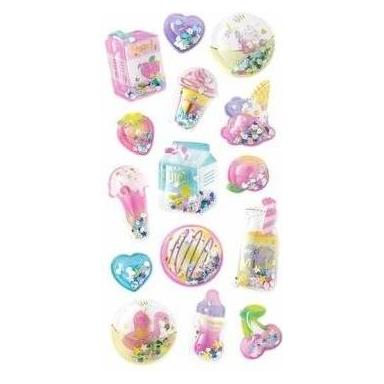 Teka 3D-Shaker-Aufkleber - Snacks 15 Stk (15 Sticker) (47994603)