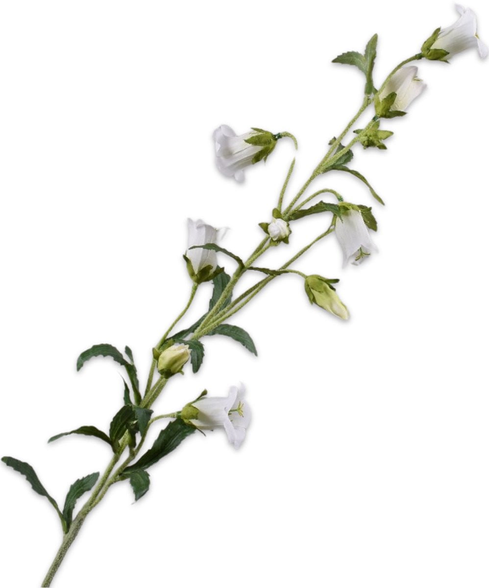 Silk-ka Kunsttak Campanula Wit H88 cm