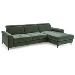 ComfortPlan Ecksofa Alcudia Stoff Moos