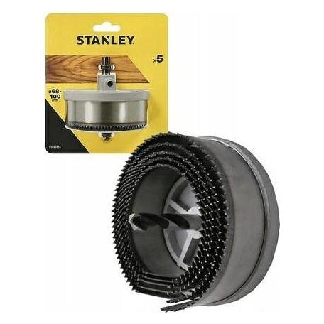 Stanley 5 brocas de campana de acero al carbono para madera - Unid: 5 (30 mm) (STA81025-XJ)
