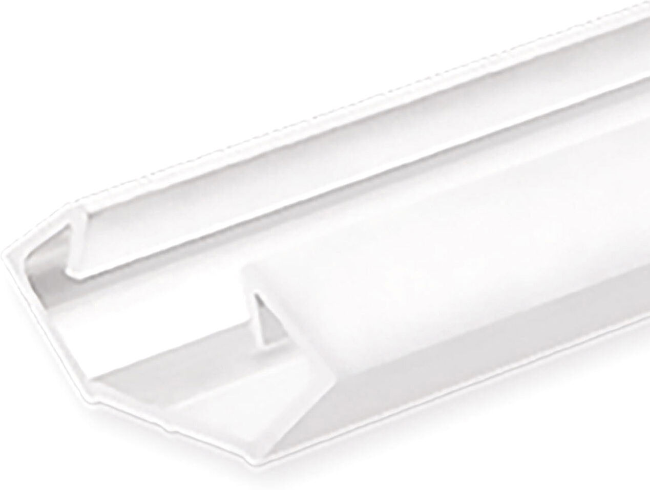 Isoled Led Eckprofil Corner11n Aluminium Weiß Ral9010, 200cm