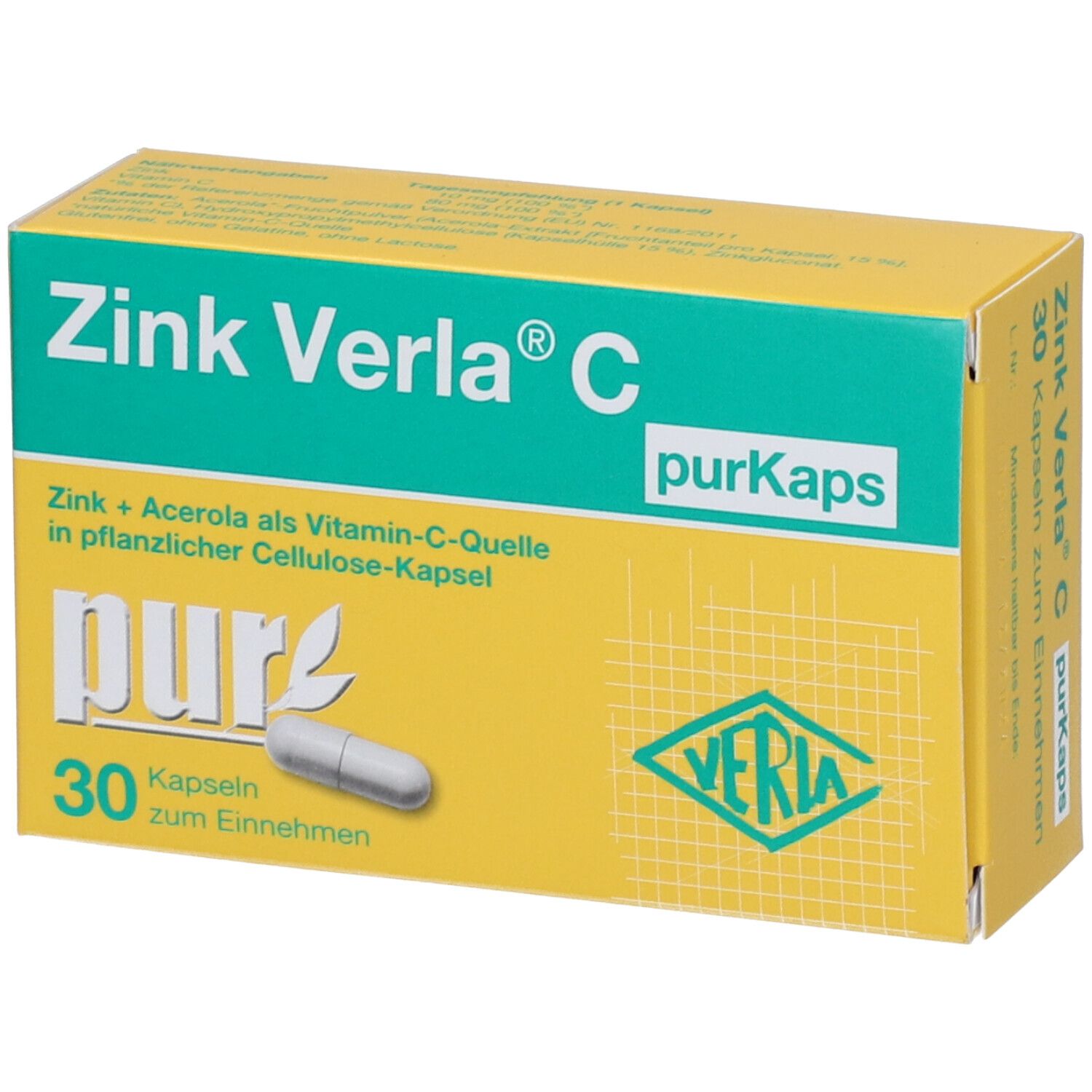 Zink Verla C purKaps 30 St Kapseln