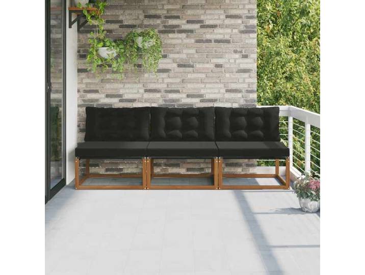 3 Pièce Sofa de milieu extérieur poids:30.9 kg 4711