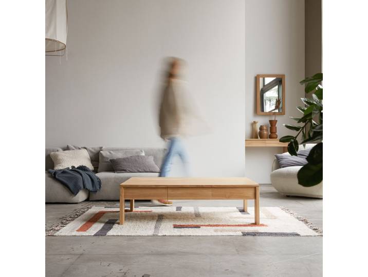 Couchtisch aus massivem Teakholz Eden - Natur - Teak