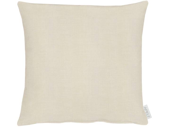 Dekokissen APELT Apart Gr. 2, beige (eierschalenfarben, unifarben), B:49cm L:49cm, Polyester, Dekokissen_Sitzkissen_Kissenhüllen, Dekokissen, ohne Füllung