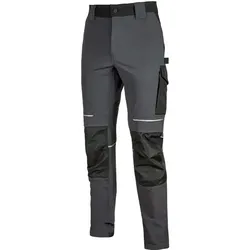 Stretch Bundhose "ATOM LONG" Performance - XL (DE size: L) - asphalt grey
