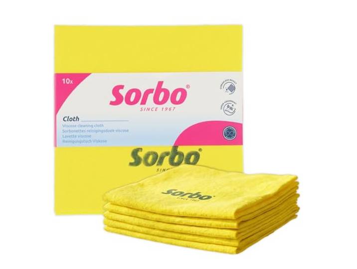 Sorbo Sorbonettes - Multifunctionele en Absorberende Schoonmaakdoekjes, Zacht en Pluisvrij, Geschikt voor Kwetsbare Oppervlakken, 5 Stuks