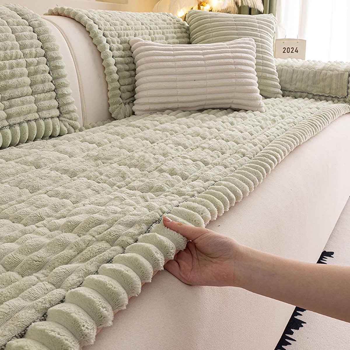 Antislip Bankhoes Dik - Zitbeschermer voor Meubels - 110 x 160 cm