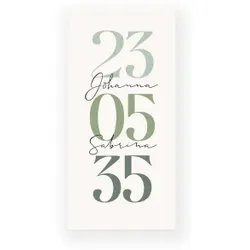 Einladungskarte Doppelgeburtstag: Happy Day in Grün