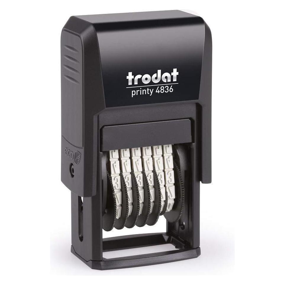 Trodat Ziffernstempel Printy schw+Kissen schw 4836 (86547)