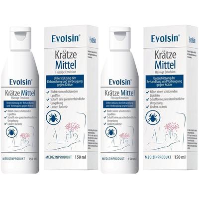 Evolsin Krätze Mittel Emulsion 2x 2x150 ml