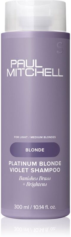 Paul Mitchell Blonde Platinum Blonde Violet Shampoo shampoing violet pour cheveux blonds et gris 300 ml