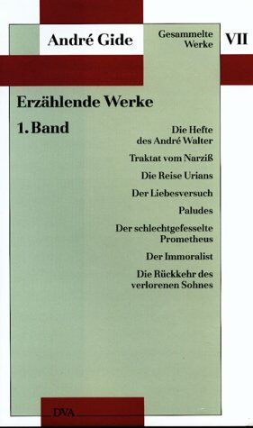 André Gide - Gesammelte Werke, 12 Bde., Bd.7, Erzählende Werke - Preis vom 30.09.2026 09:01:18 h