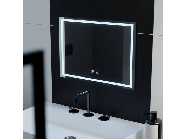 Miroir Led Rectangulaire 70x50 Radiante Touch Desembuage Gradable