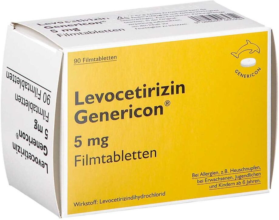 Levocetirizin Genericon 5 mg 90stk