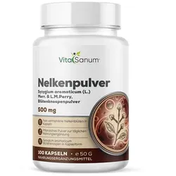 VitaSanum®- Nelkenpulver – 500 mg – 1 Kapsel Tagesportion