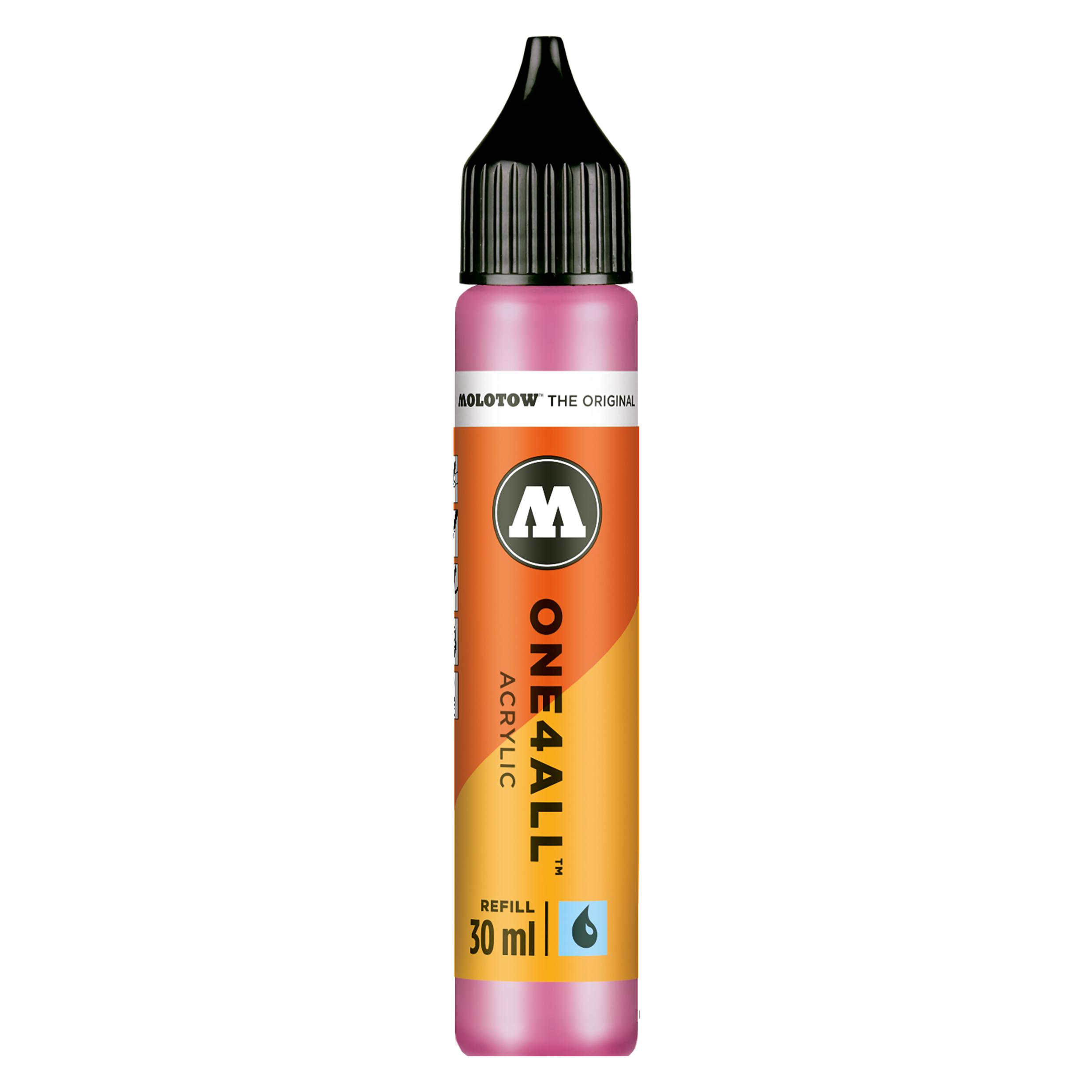 Molotow Nachfülltinte One4All für Permanentmarker 30ml neonpink (Pink, 1 Stk.) (MO693200)