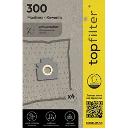 Top Filter 4er-Pack Hoover TopFilter Premium Staubsaugerbeutel