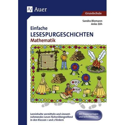 Einfache Lesespurgeschichten Mathematik 1/2, Geheftet von Sandra Blomann,Anke Zöh, Auer Verlag in der AAP Lehrerwelt GmbH, 978-3-403-08278-1