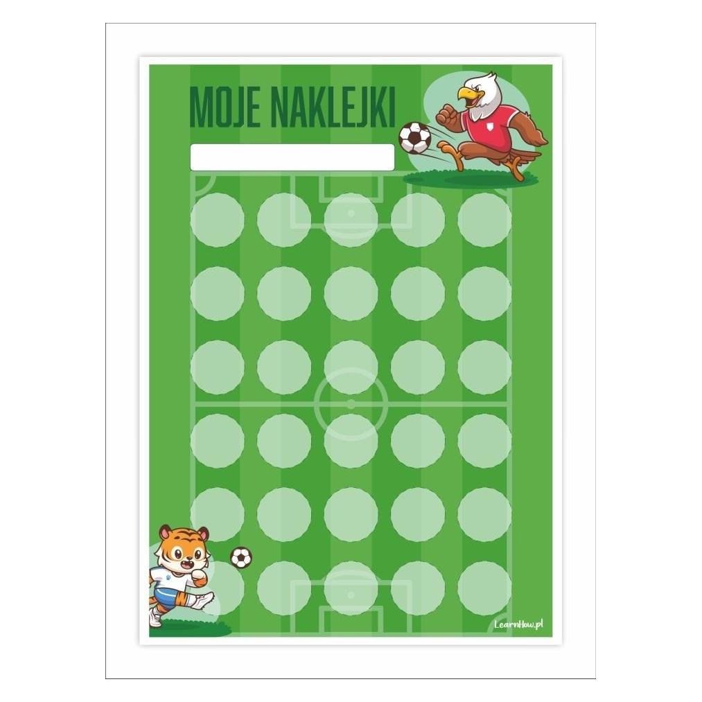LearnHow Fussball-Motivationskarten 5 Stk (5 Sticker) (47954122)