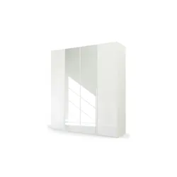 Drehtürenschrank  Port Talbot ¦ weiß ¦ Maße (cm): B: 201 H: 223