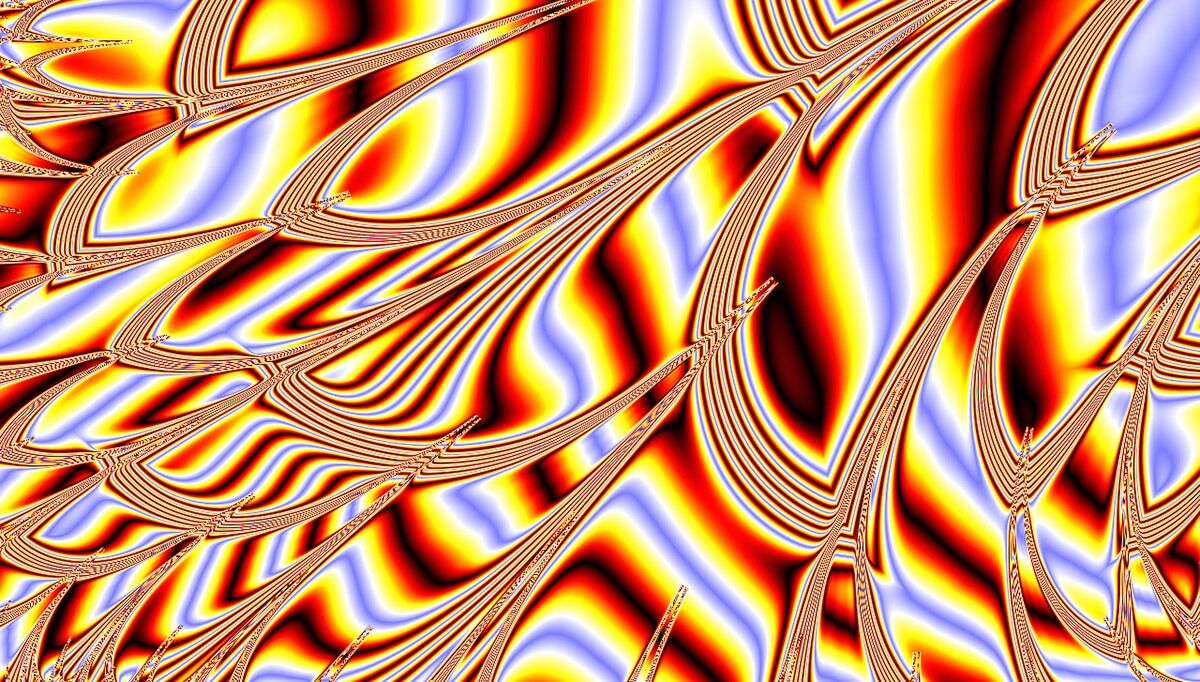 Papermoon "Psychedelischer Regenbogenwirbel" bunt B/L: 2m x 1,49m, Bahnen: 4 Stk.