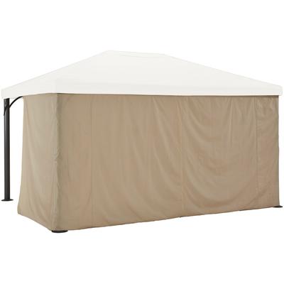 Pavillonseitenteil KONIFERA "Murano", beige (sandbeige), B:300cm H:400cm, Polyester, Pavillonseitenteile