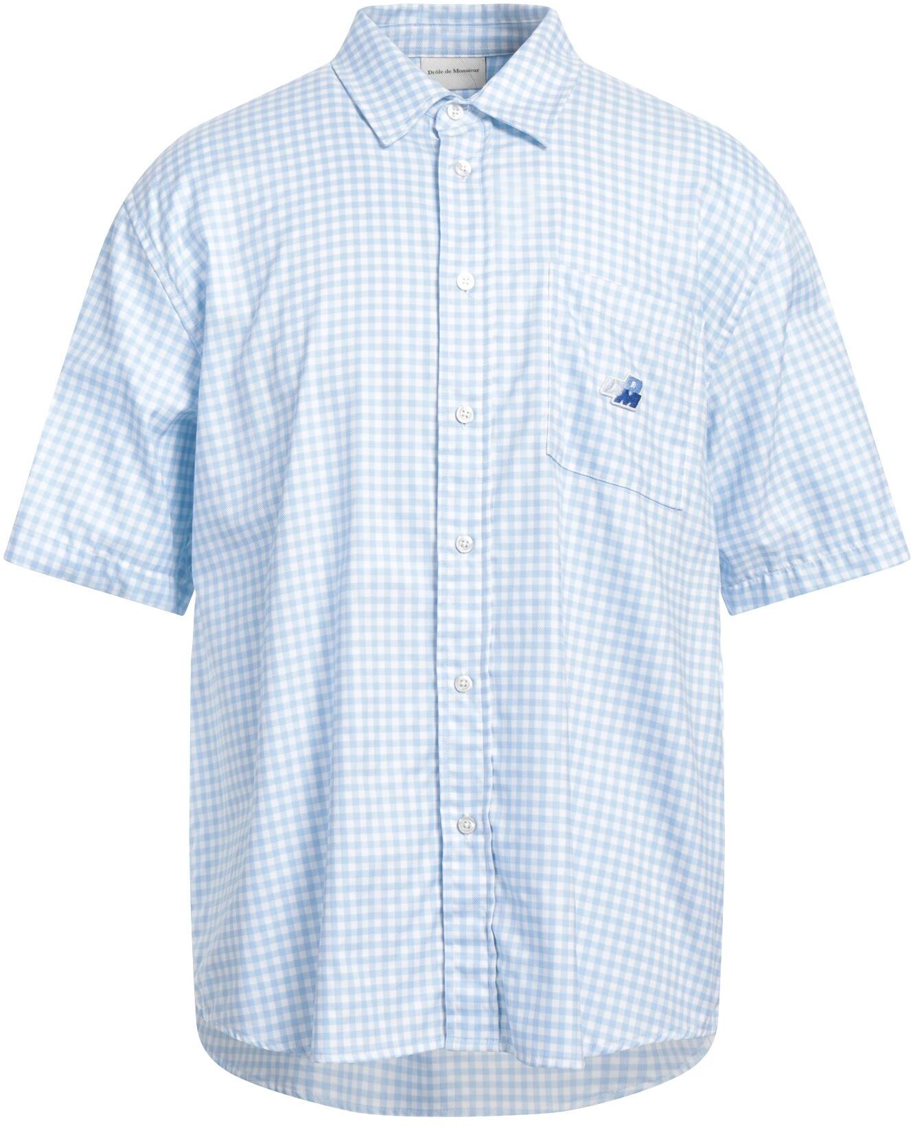 Monsieur Camisa Hombre Azul L,S Hombre