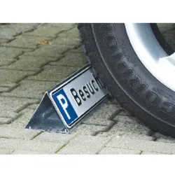 Parkbegrenzung für Parkplatzschild Stahl verzinkt