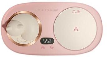 Everyday Crate Smart Heated Mug Warmer With 3 Level Temperature Control & Water Reminder pink