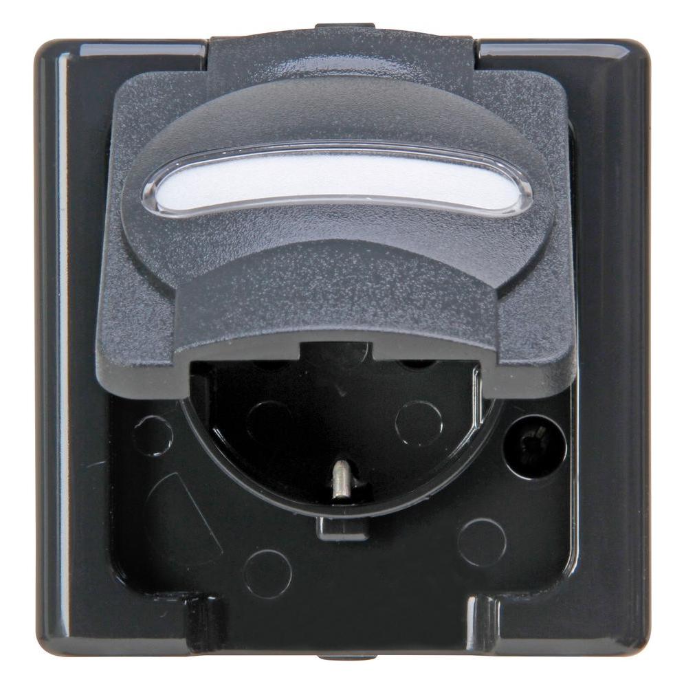 Kopp APWG Blue Electric 1033.1500.7 Schutzkontakt-Steckdose anthrazit (103315007)