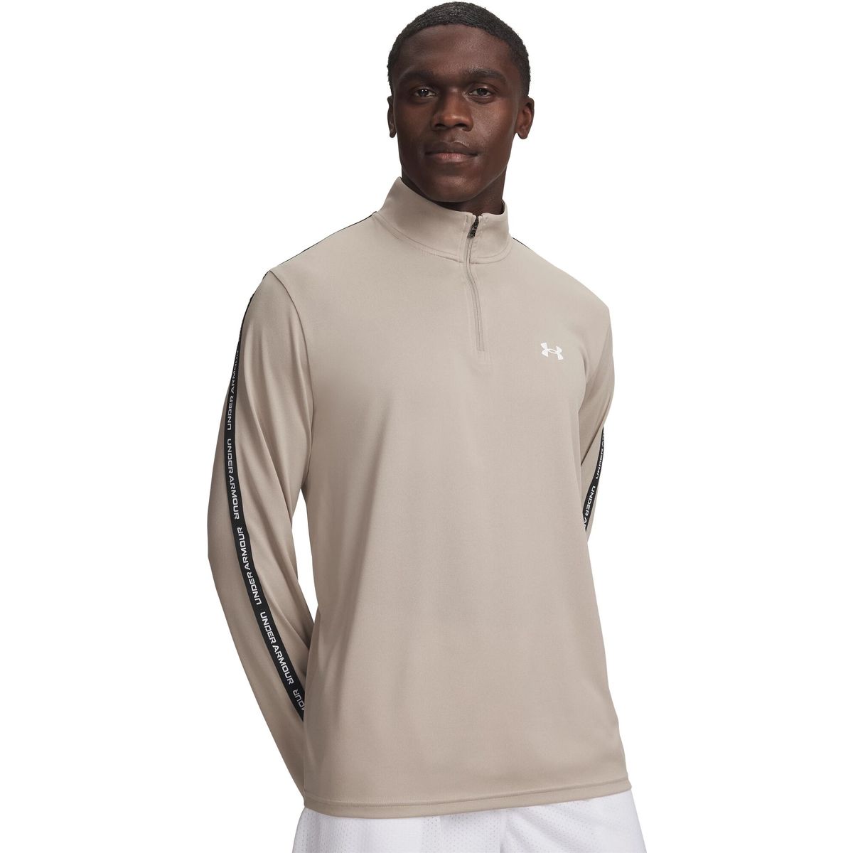 Under Armour Tech Taping 1/2 Zip brown white (203) L 6012357-203-LG