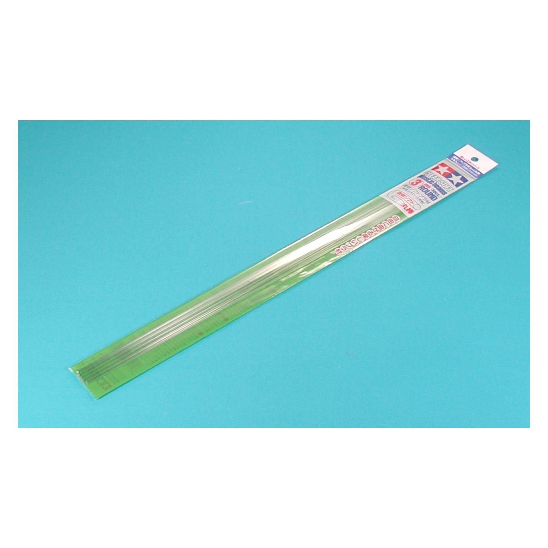 Tamiya Rundstab 3mm (5) 400 mm klar/wei. Kst. (300070159)