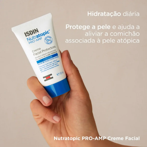 Isdin Nutratopic Pro-AMP Creme facial Pele atópica 50ml