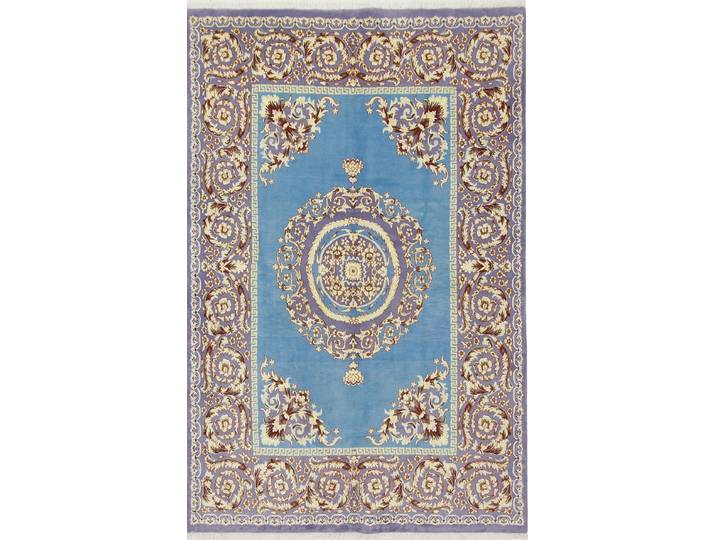 Mashhad Teppich 161x242 Handgeknüpft Orientteppich Perserteppich Wolle