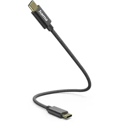 hama Ladekabel schwarz, Kabellänge: 0,2 m