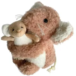 Egmont Plüsch Maus Camelia mit Baby 20 cm (20 cm)