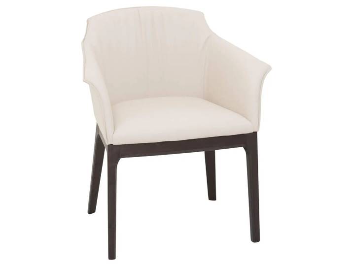 Stuhl Musa Cattelan / Farbe: Cremeweiss Holzfarbig